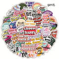 50pcs Inspirational Quote Stickers Vision Board Motivational Sticker for Adults Teens Students Teachers Aesthetic